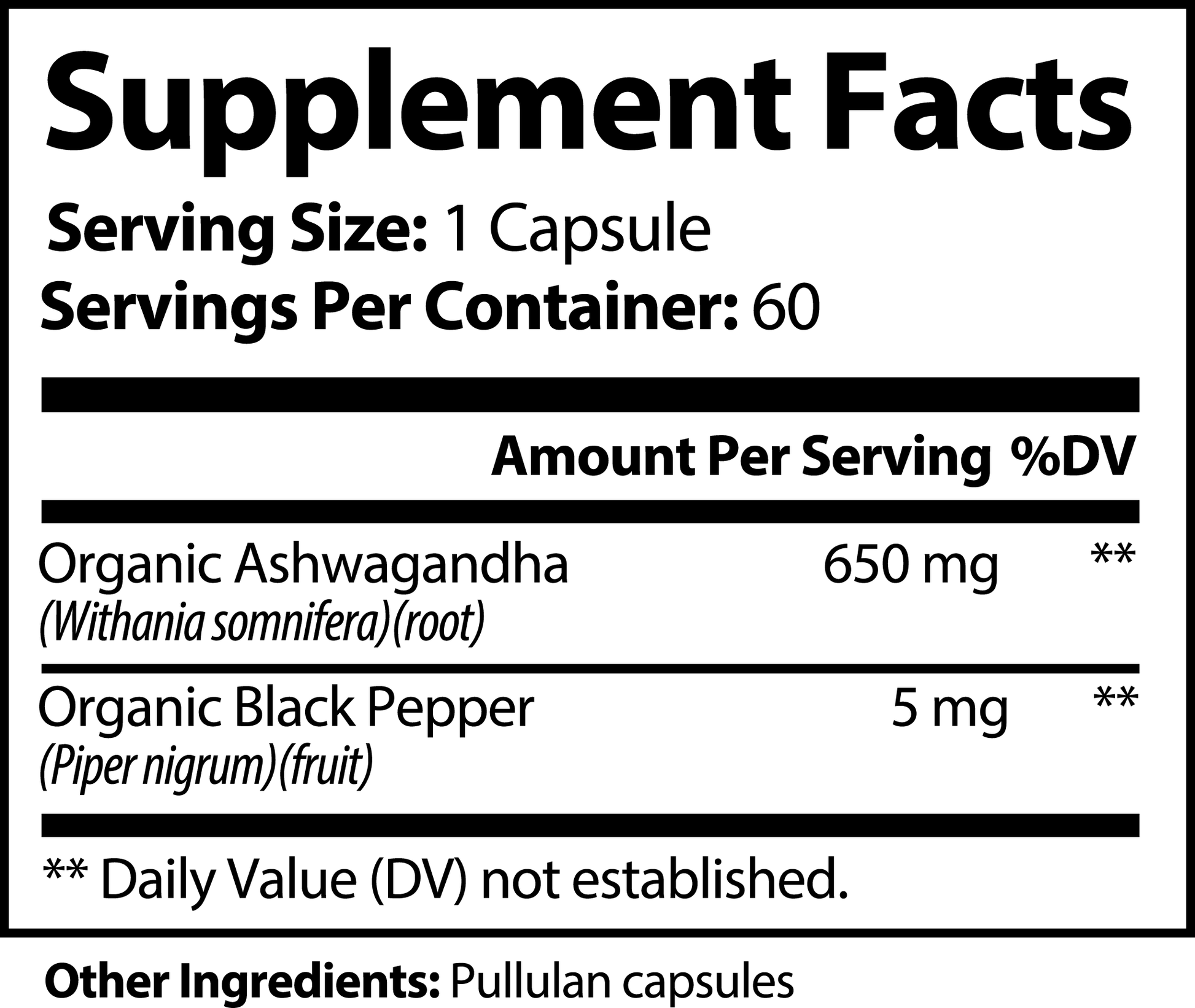 PrimalCore: Ashwagandha With Black Pepper