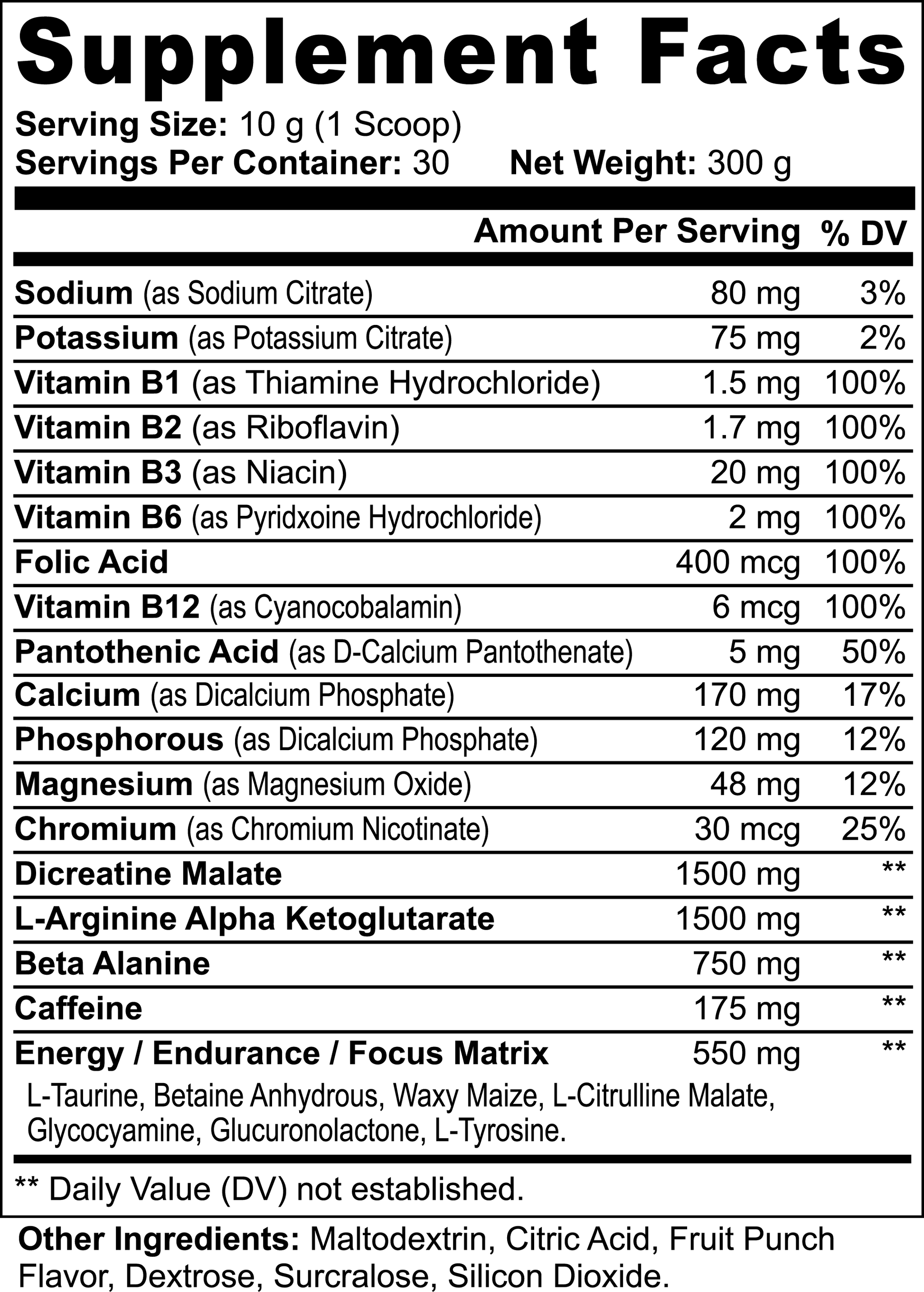 PrimalCore: Primal Punch Pre-Workout